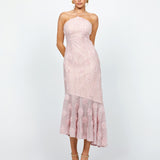 ZARIYAH ARROW NECK MIDI BL75D55S