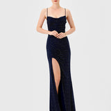 FENELLA STRAPPY BACK MAXI BL76D40L