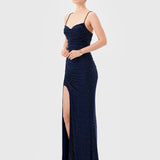 FENELLA STRAPPY BACK MAXI BL76D40L