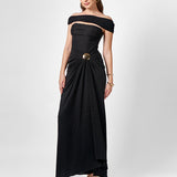 KERIA OFF SHOULDER MIDAXI BL77D05L