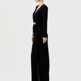 SHEVON LONG SLEEVE DRAPED MAXI BL77D07L