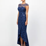 PHOEBE CAP SLEEVE HI LO DRESS BL79D04HL