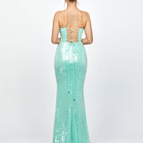INDYANA SEQUIN STRAPPY BACK MAXI BL79D10L