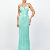 INDYANA SEQUIN STRAPPY BACK MAXI BL79D10L