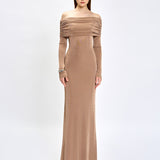 TARYN OFF SHOULDER MAXI BL80D23L