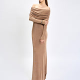 TARYN OFF SHOULDER MAXI BL80D23L