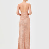 INAYA PLUNGE NECK MAXI BL81D32L