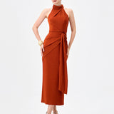 CHARISMA HIGH NECK MIDI BL83D0209