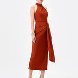 CHARISMA HIGH NECK MIDI BL83D0209