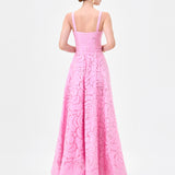 KARINDA SQUARE NECK MIDAXI BL83D0112