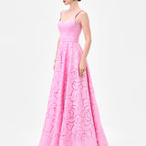 KARINDA SQUARE NECK MIDAXI BL83D0112