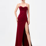 SLOANNE HIGH SPLIT MAXI BL83D0121