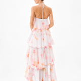 BIANKA ARROW NECK FLORAL MAXI BL83D64817D14