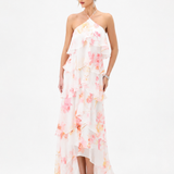 BIANKA ARROW NECK FLORAL MAXI BL83D64817D14