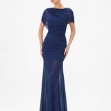 MEIDA HIGH NECK OVERLAY MAXI BL83D65070D