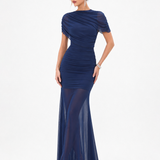 MEIDA HIGH NECK OVERLAY MAXI BL83D65070D