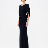 BLANCA CAPE FISHTAIL MAXI BL84D0407