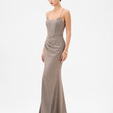 TRISH STRAPPY CORSET MAXI BL84D0408
