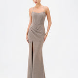 TRISH STRAPPY CORSET MAXI BL84D0408
