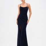 TRISH STRAPPY CORSET MAXI BL84D0408