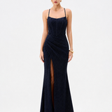 TRISH STRAPPY CORSET MAXI BL84D0408