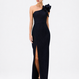 ILLIA FRILL SHOULDER MAXI BL84D0409