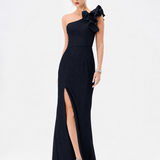ILLIA FRILL SHOULDER MAXI BL84D0409