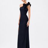 ILLIA FRILL SHOULDER MAXI BL84D0409