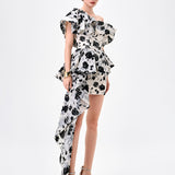 PIA RUFFLE FLORAL MINI BL84D0419