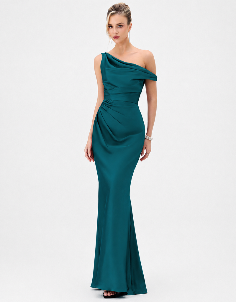 MADE TO ORDER - JESSIBELL DRAPED MAXI BL84D0422
