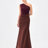 LEINA ONE SHOULDER MAXI BL85D0401