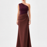LEINA ONE SHOULDER MAXI BL85D0401
