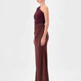 LEINA ONE SHOULDER MAXI BL85D0401