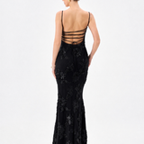CINDY LACE UP MAXI BL85D0406