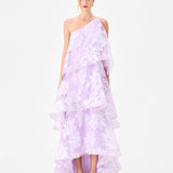 LORAINA ASYMMETRIC TIERED DRESS BL86D07205