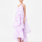 LORAINA ASYMMETRIC TIERED DRESS BL86D07205