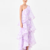 LORAINA ASYMMETRIC TIERED DRESS BL86D07205