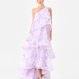 LORAINA ASYMMETRIC TIERED DRESS BL86D07205