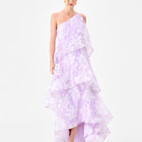 LORAINA ASYMMETRIC TIERED DRESS BL86D07205