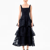 BESTY SQUARED TIERED MIDI BL86D07206