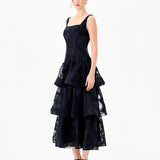 BESTY SQUARED TIERED MIDI BL86D07206