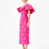 SOLIEL DRAMATIC SHOULDER COLUMN MIDI BL86D07208