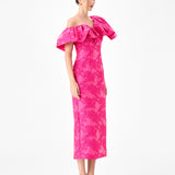 SOLIEL DRAMATIC SHOULDER COLUMN MIDI BL86D07208
