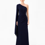 MARCELL ONE SHOULDER MAXI BL86D07222