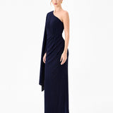 MARCELL ONE SHOULDER MAXI BL86D07222