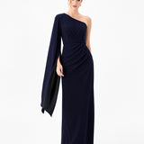 MARCELL ONE SHOULDER MAXI BL86D07222