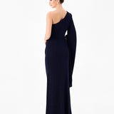 MARCELL ONE SHOULDER MAXI BL86D07222