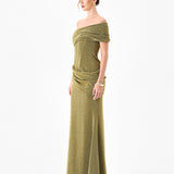 JULITA CORSET DRAPED MAXI BL86D07223