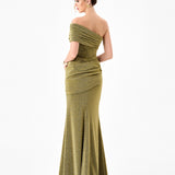 JULITA CORSET DRAPED MAXI BL86D07223