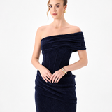 JULITA CORSET DRAPED MAXI BL86D07223